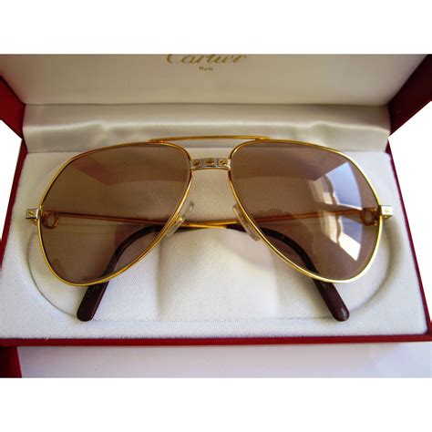 lunette cartier or femme|cartier unisex sunglasses.